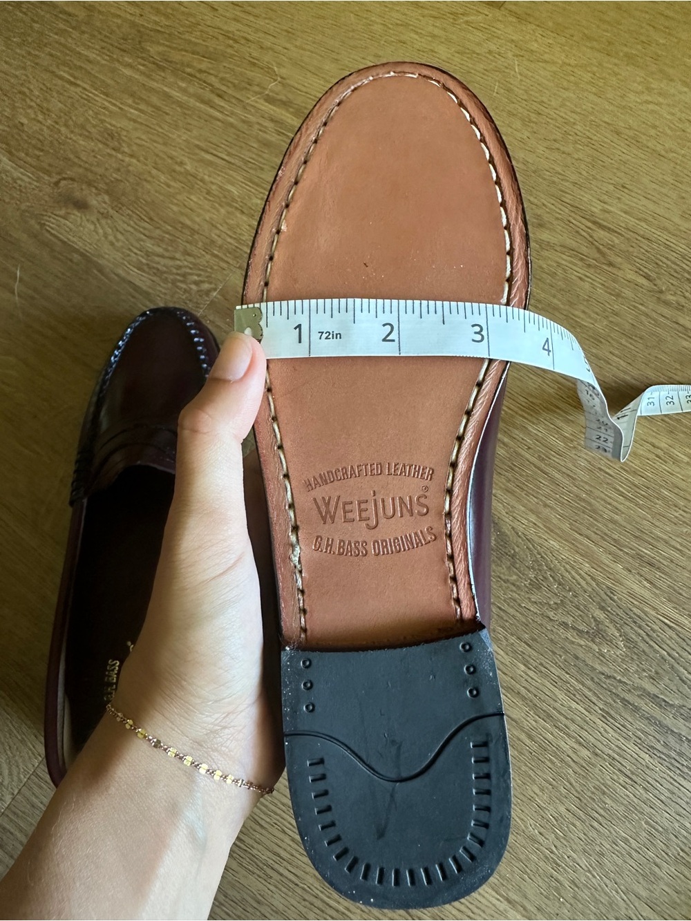 G.H. Bass Weejuns Whitney Penny Loafers Burgundy Cordovan Leather Women’s Size 6 - Picture 6 of 6